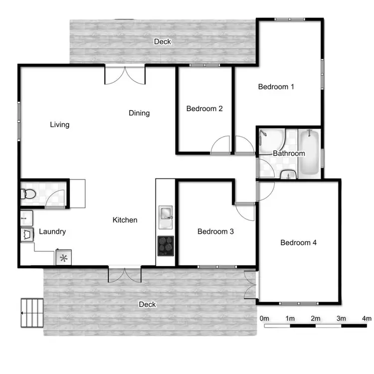 Floorplan of Homely house listing, 23 Union Street, Deception Bay QLD 4508