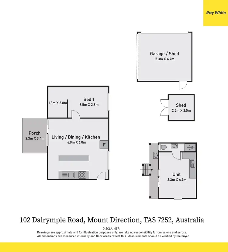 Floorplan of Homely house listing, 102 Dalrymple Road, Mount Direction TAS 7252