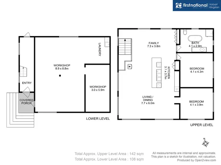 Floorplan of Homely house listing, 19-21 King Road, Lunawanna TAS 7150