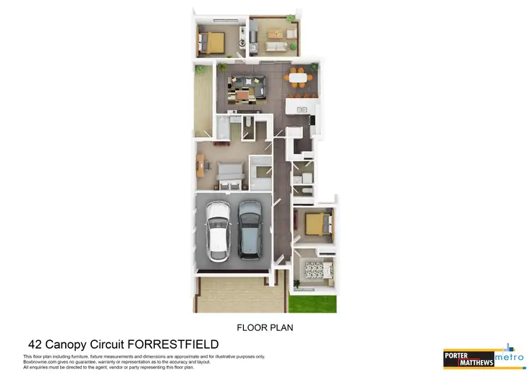 Floorplan of Homely house listing, 42 Canopy Circuit, Forrestfield WA 6058