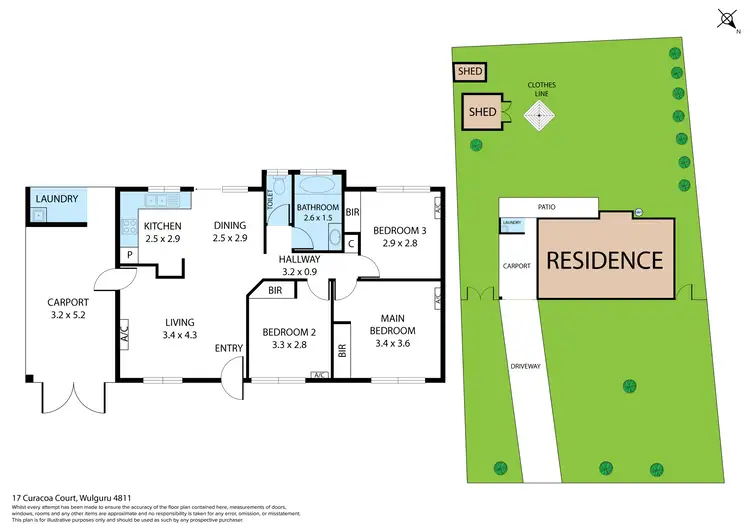 Floorplan of Homely house listing, 17 Curacoa Court, Wulguru QLD 4811