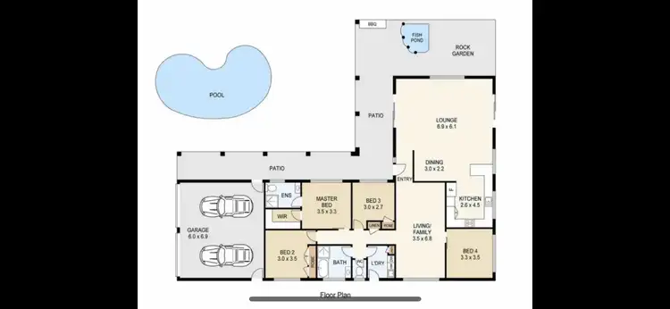 Floorplan of Homely house listing, 10 Gladiolus Court, Hollywell QLD 4216