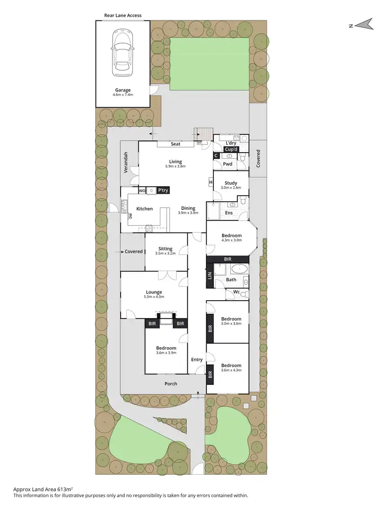 Floorplan of Homely house listing, 5 Beach Parade, Drumcondra VIC 3215