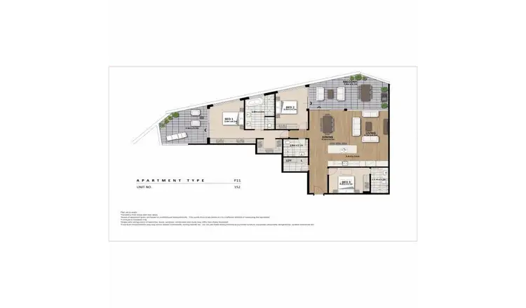 Floorplan of Homely apartment listing, 152/2 Milyarm Rise, Swanbourne WA 6010