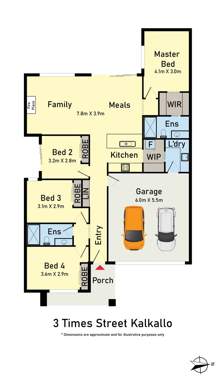 Floorplan of Homely house listing, 3 Times Street, Kalkallo VIC 3064