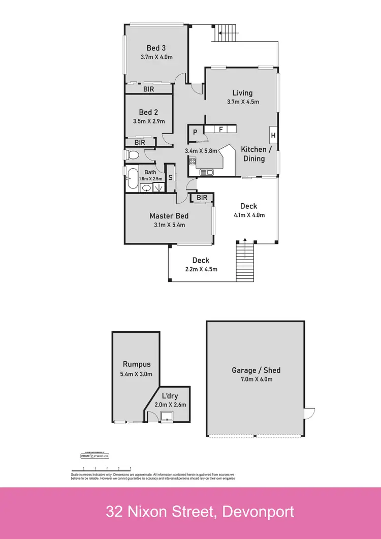 Floorplan of Homely house listing, 32 Nixon Street, Devonport TAS 7310
