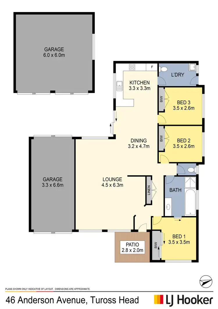 Floorplan of Homely house listing, 46 Anderson Avenue, Tuross Head NSW 2537