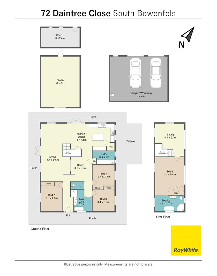 Floorplan of Homely rural property listing, 72 Daintree Close, Lithgow NSW 2790