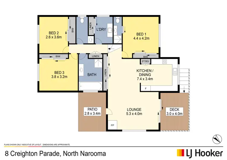 Floorplan of Homely house listing, 8 Creighton Parade, North Narooma NSW 2546