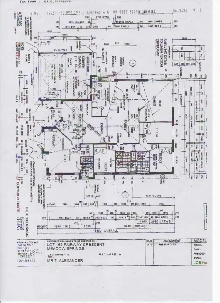 Floorplan of Homely house listing, 8 Fairway Crescent, Meadow Springs WA 6210