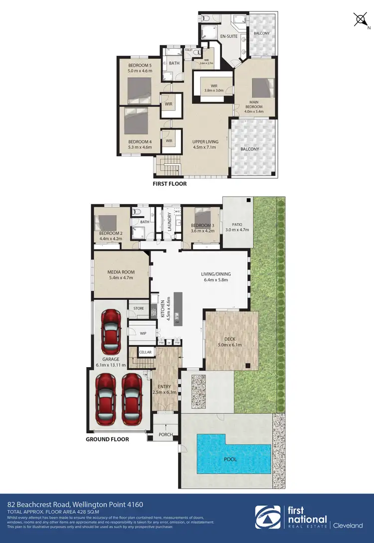 Floorplan of Homely house listing, 82 Beachcrest Road, Wellington Point QLD 4160