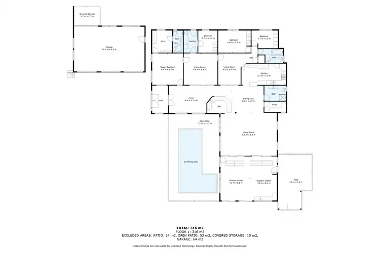 Floorplan of Homely rural property listing, 13 Cordingley Road, Alligator Creek QLD 4816