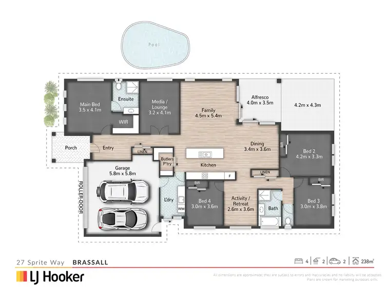 Floorplan of Homely house listing, 27 Sprite Way, Brassall QLD 4305