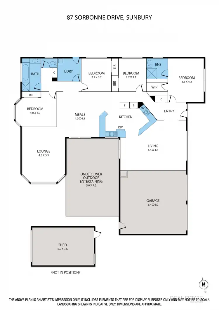 Floorplan of Homely house listing, 87 Sorbonne Drive, Sunbury VIC 3429
