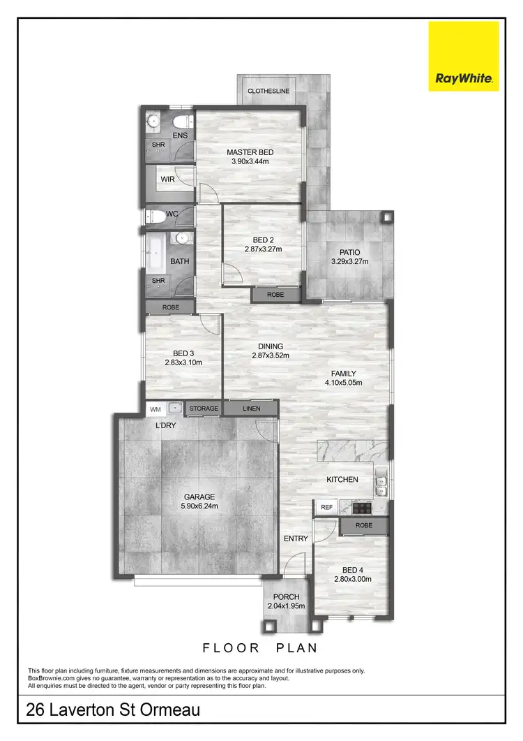 Floorplan of Homely house listing, 26 Laverton Street, Ormeau QLD 4208