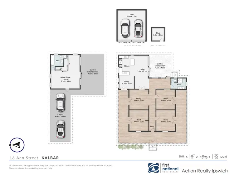 Floorplan of Homely house listing, 16 Ann Street, Kalbar QLD 4309