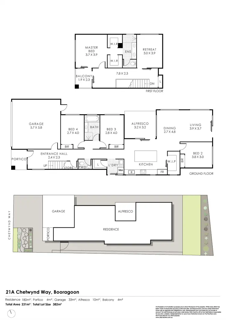 Floorplan of Homely house listing, 21A Chetwynd Way, Booragoon WA 6154