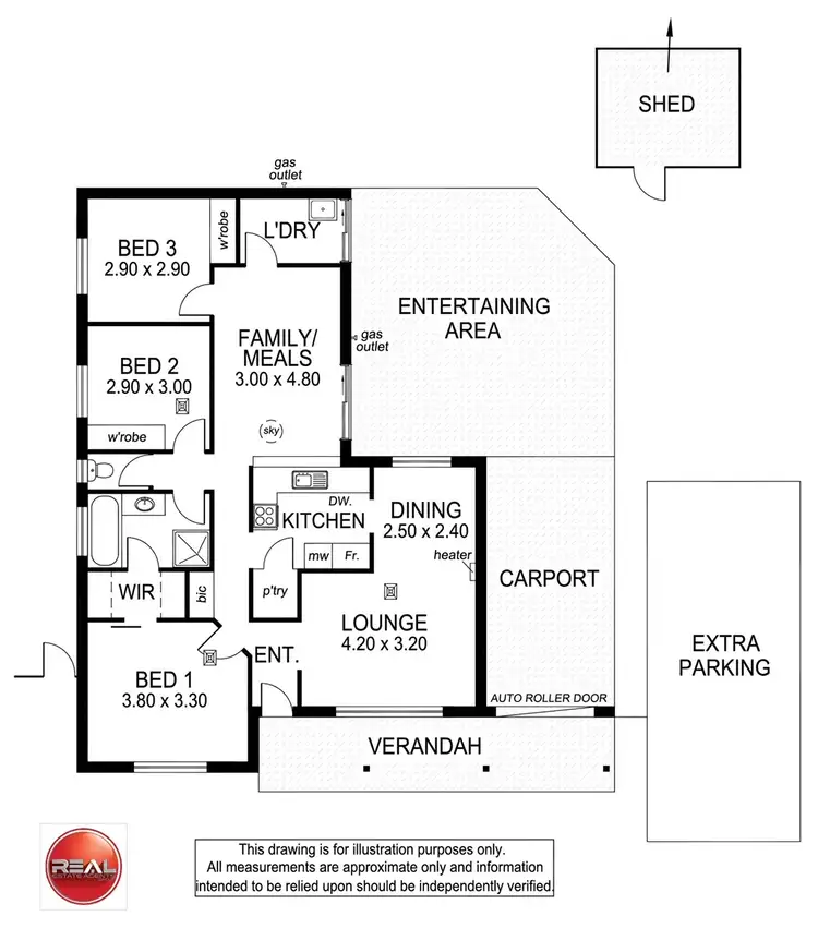 Floorplan of Homely house listing, 74 Mawson Circuit, Woodcroft SA 5162