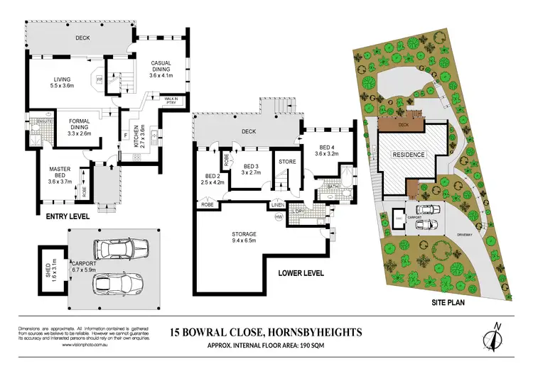 Floorplan of Homely house listing, 15 Bowral Close, Hornsby Heights NSW 2077