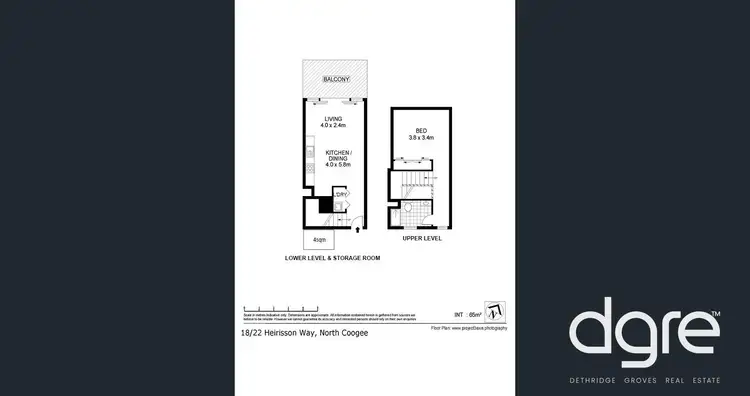 Floorplan of Homely apartment listing, 18/22 Heirisson Way, North Coogee WA 6163