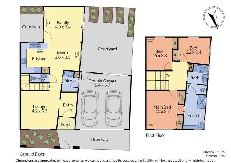 Floorplan of Homely house listing, 2 Nectar Mews, Knoxfield VIC 3180