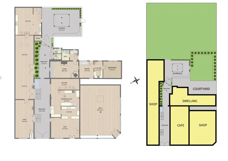 Floorplan of Homely other listing, 25-27 Stanley St, Toora VIC 3962