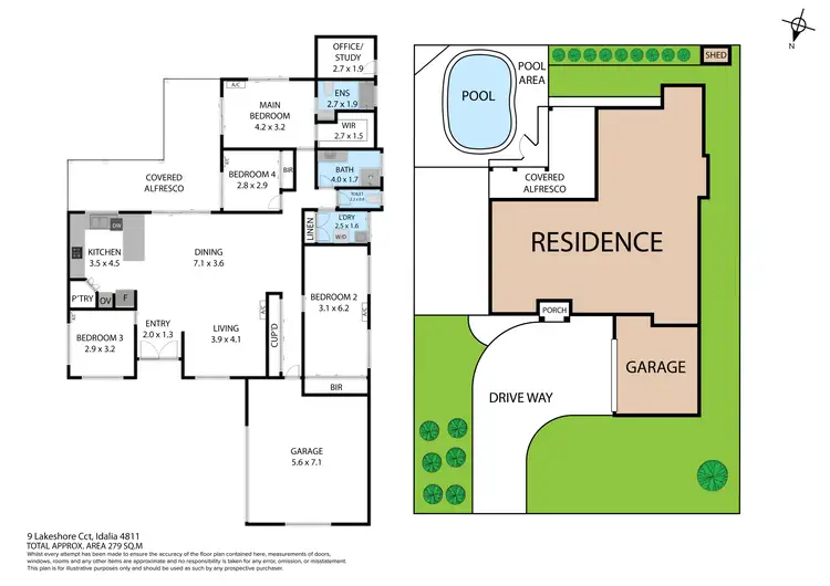 Floorplan of Homely house listing, 9 Lakeshore Circuit, Idalia QLD 4811