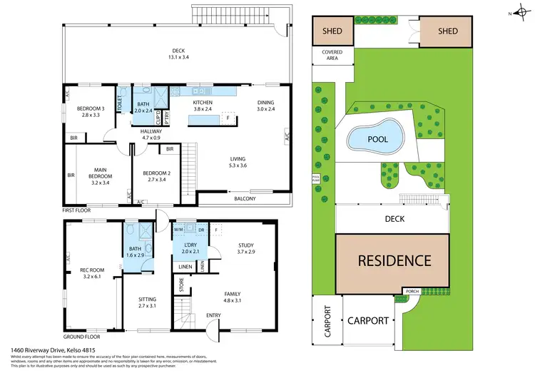 Floorplan of Homely house listing, 1460 Riverway Drive, Kelso QLD 4815