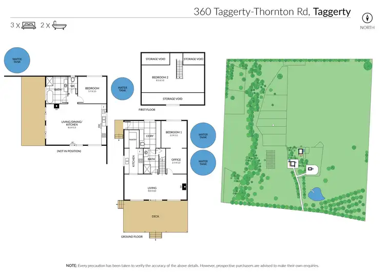 Floorplan of Homely rural property listing, 360 Taggerty-Thornton Road, Taggerty VIC 3714