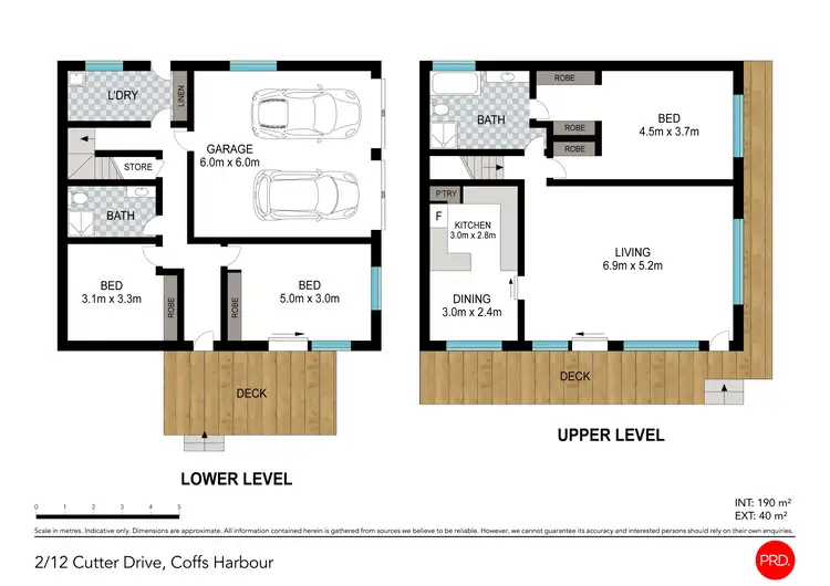 Floorplan of Homely townhouse listing, 2/12 Cutter Drive, Coffs Harbour NSW 2450