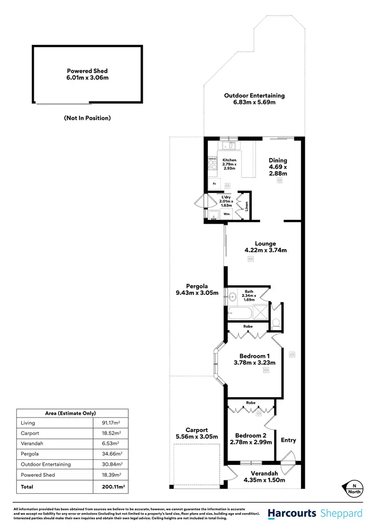 Floorplan of Homely house listing, 53 Brooker Terrace, Richmond SA 5033