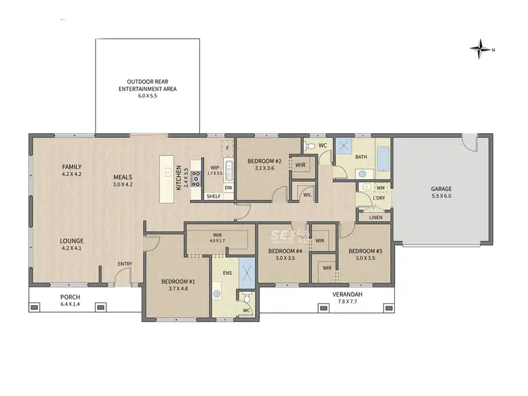 Floorplan of Homely rural property listing, 30 Rees Road, Jumbunna VIC 3951