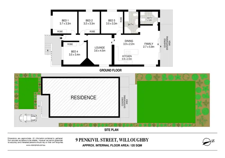 Floorplan of Homely house listing, 9 Penkivil Street, Willoughby NSW 2068