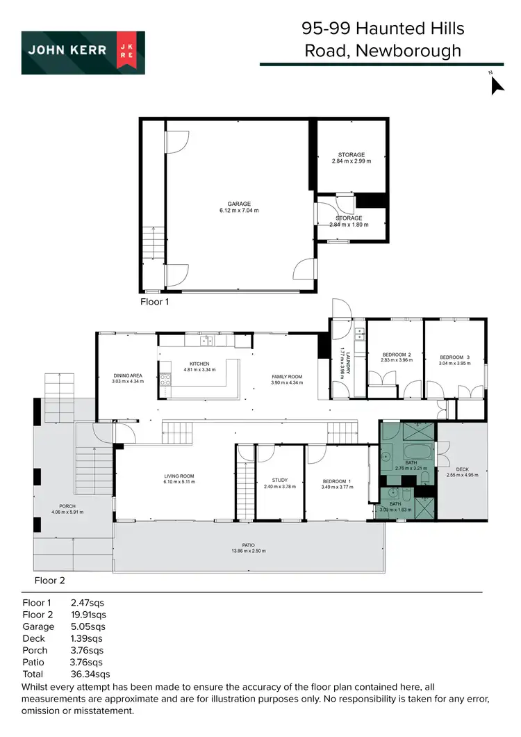 Floorplan of Homely house listing, 95 - 99 Haunted Hills Road, Newborough VIC 3825