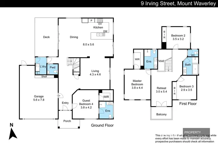 Floorplan of Homely house listing, 9 Irving Street, Mount Waverley VIC 3149