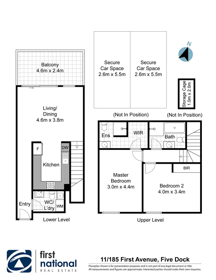 Floorplan of Homely apartment listing, 11/185 First Avenue, Five Dock NSW 2046