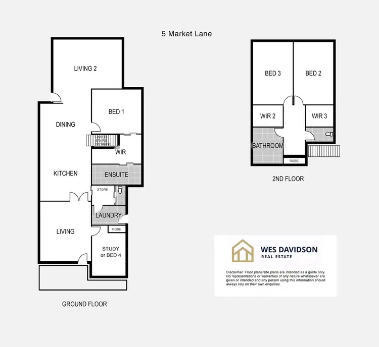 Floorplan of Homely house listing, 5 Market Lane, Horsham VIC 3400