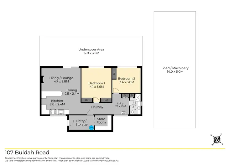Floorplan of Homely rural property listing, 107 - 3A Buldah Road, Chandlers Creek VIC 3890