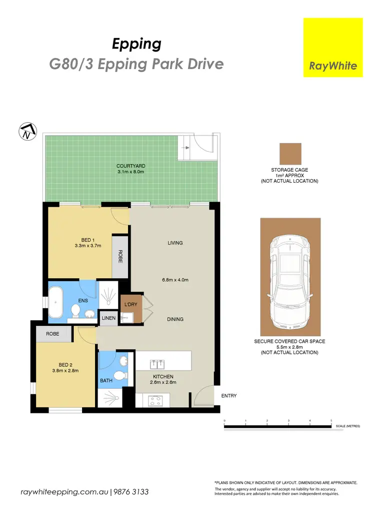 Floorplan of Homely apartment listing, 80G/3 Epping Park Drive, Epping NSW 2121