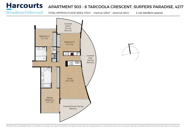 Floorplan of Homely unit listing, 503/6 Tarcoola Crescent, Chevron Island QLD 4217