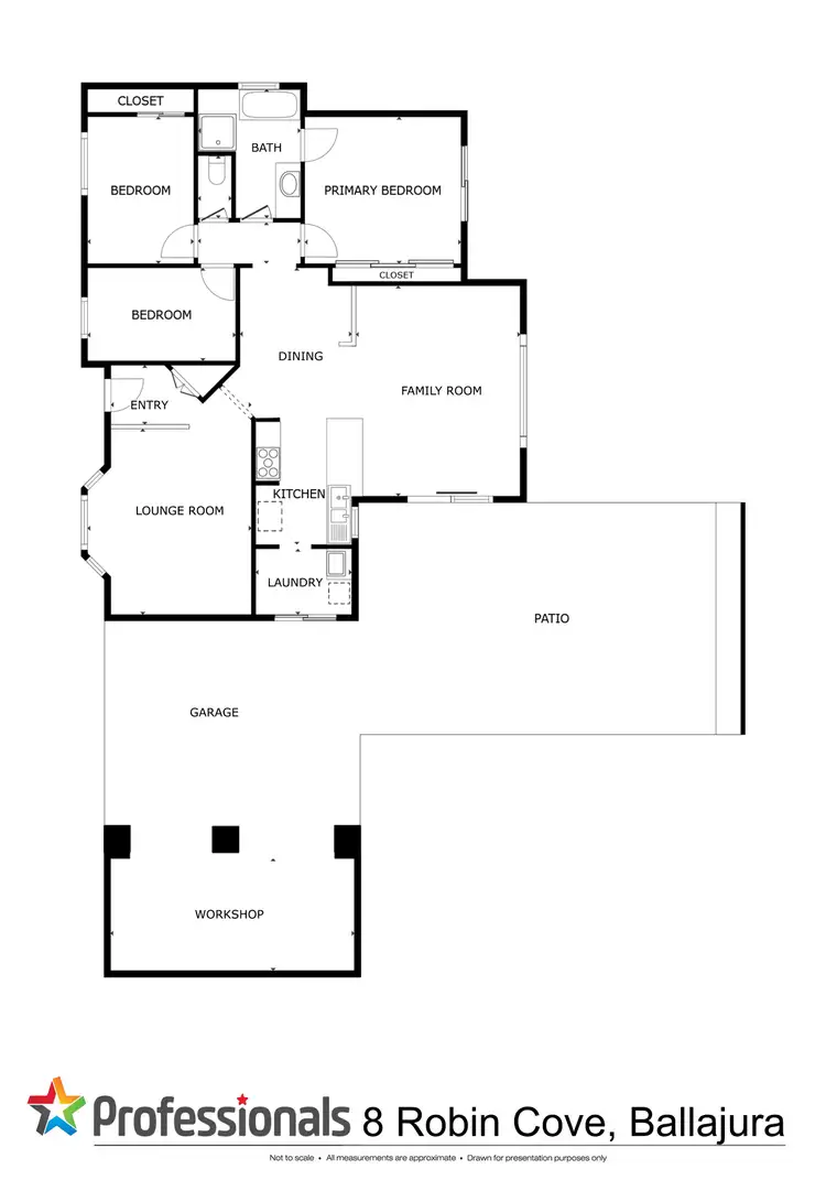 Floorplan of Homely house listing, 8 Robin Cove, Ballajura WA 6066