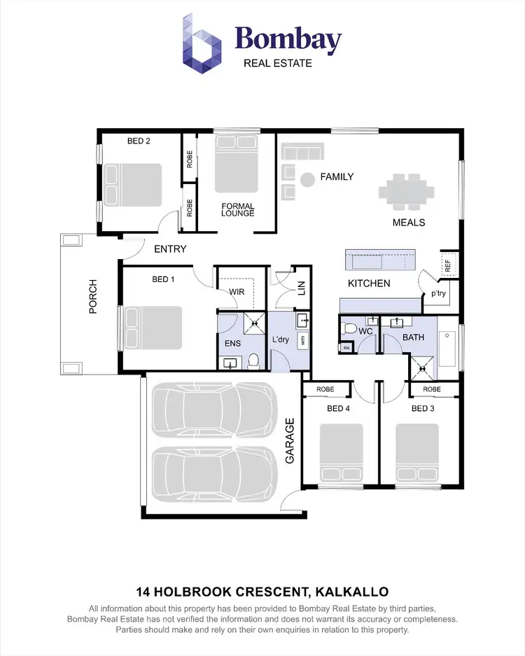 Floorplan of Homely house listing, 14 Holbrook Crescent, Kalkallo VIC 3064