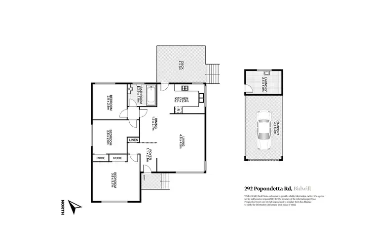 Floorplan of Homely house listing, 292 Popondetta Road, Bidwill NSW 2770