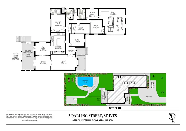 Floorplan of Homely house listing, 3 Darling Street, St Ives NSW 2075