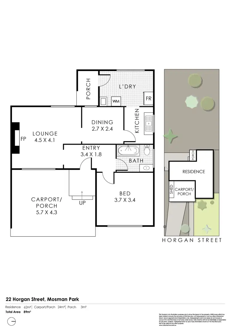 Floorplan of Homely house listing, 22 Horgan Street, Mosman Park WA 6012
