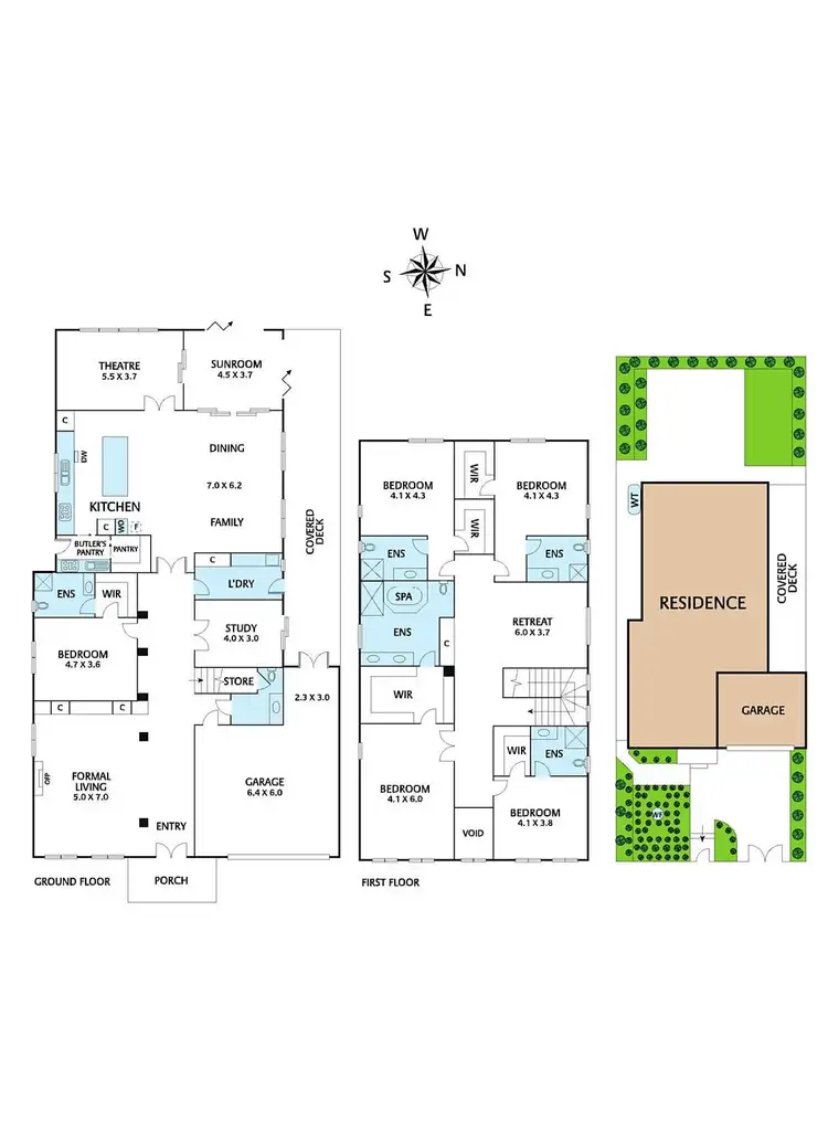 Floorplan of Homely house listing, 34 Sylvander Street, Balwyn North VIC 3104