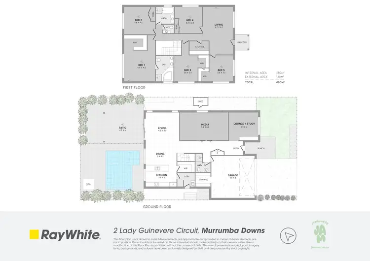 Floorplan of Homely house listing, 2 Lady Guinevere Circuit, Murrumba Downs QLD 4503