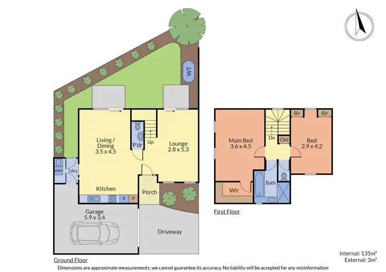 Floorplan of Homely townhouse listing, 5 Indy Close, Kilsyth VIC 3137