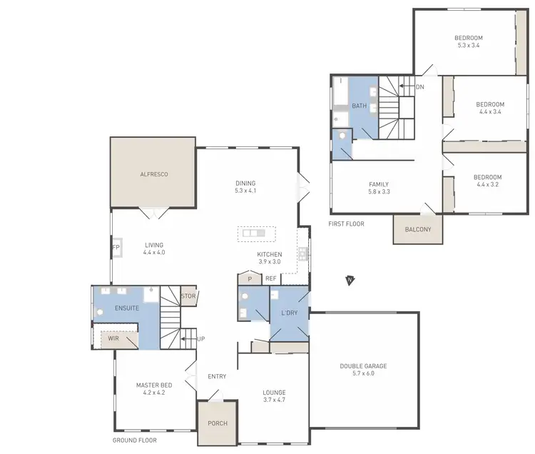 Floorplan of Homely house listing, 30 Kororoit Approach, Caroline Springs VIC 3023