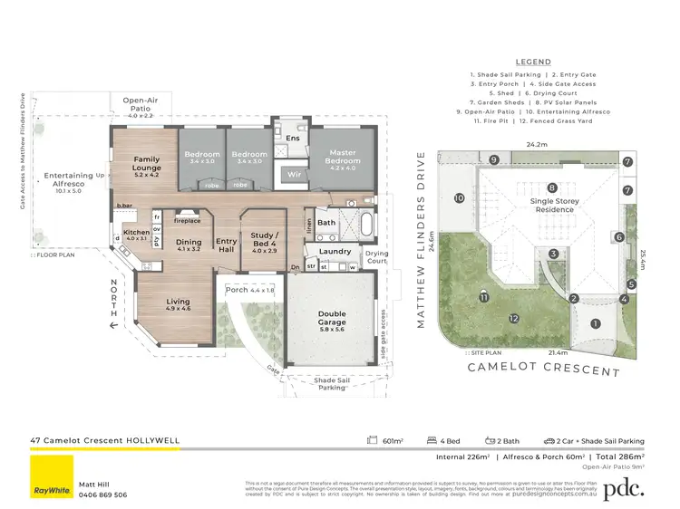 Floorplan of Homely house listing, 47 Camelot Crescent, Hollywell QLD 4216
